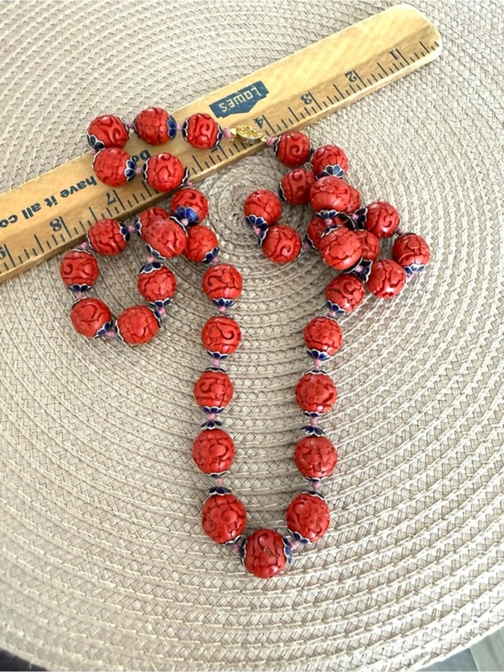 Vintage Carved Necklace